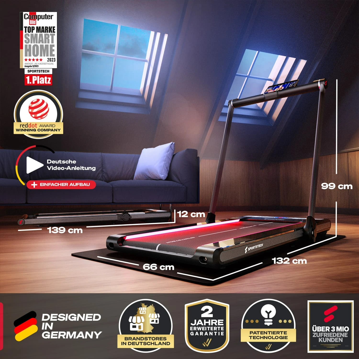 sWalk Plus Laufband-Specification8